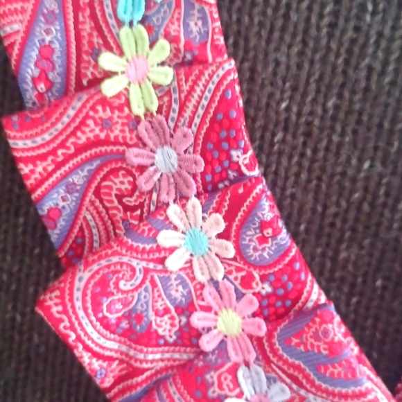 Upcycled Tie Necklace: - Picture 3 of 5